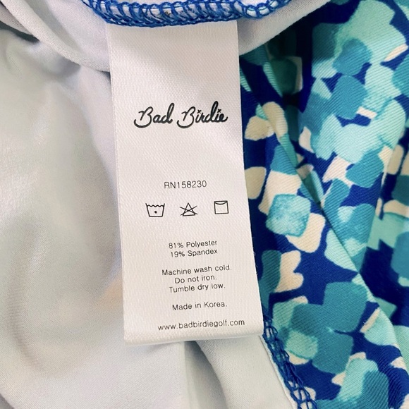 Bad Birdie Liquid Courage Quarter Zip Long Sleeve Golf Shirt Size L - Picture 9 of 9